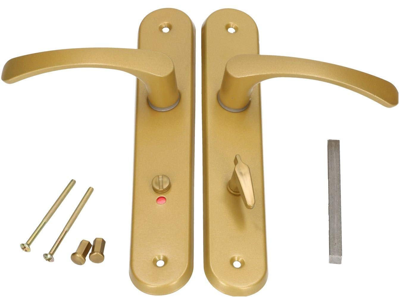 KOTARBAU Door Handle 72mm Left Right Toilet Bedroom Door Long Plate Aluminium