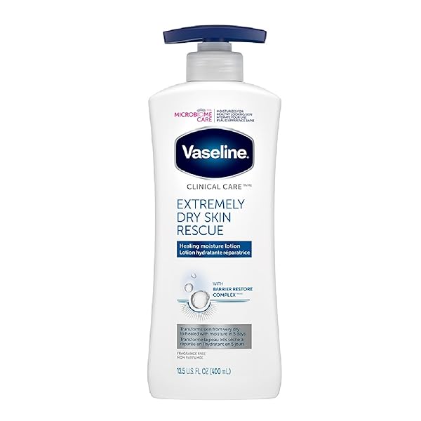 VASELINE CLINICAL CARE HAND AND BODY LOTION EXTREMELY DRY SKIN RESCUE 13.5 OZ