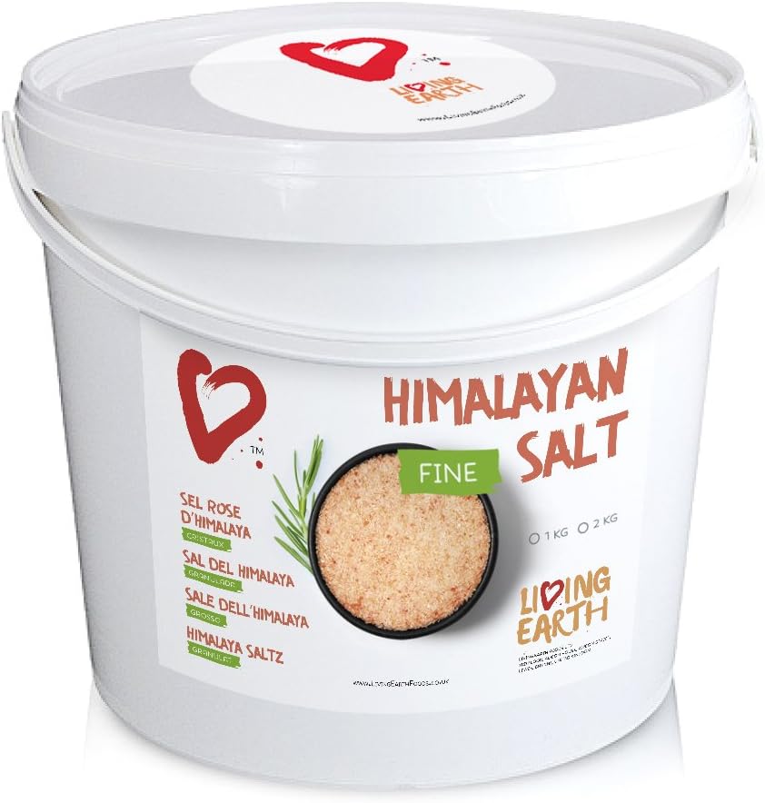 2kg - Living Earth - Salt - Fine - 2kg Bucket - Zero additives