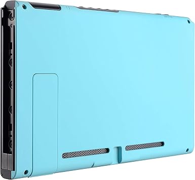 Amazon Com Extremerate Soft Touch Grip Heaven Blue Console Back Plate Diy Replacement Housing Shell Case For Nintendo Switch Console With Kickstand Joycon Shell Not Included Computers Accessories