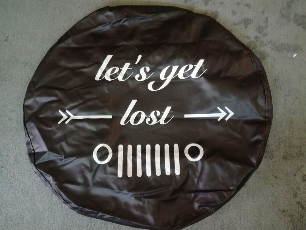 16" PVC Spare Wheel Tire Tyre Cover Weather Resistant For Jeep Honda Car
