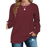 VISLILY Womens-Plus-Size-Sweatshirts Trendy Raglan Cable Knit Long Sleeve Shirts Casual Crewneck Pullover Tunic Tops XL-5XL