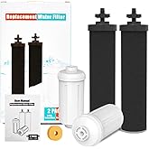 Berkey Gravity Water Filter System Replacement for Berkey Water Filter, 2 Activated Carbon Filters and 2 Fluoride Filters Com