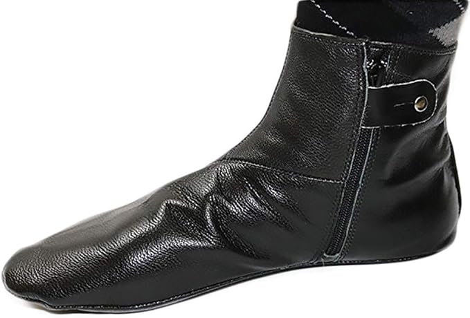 Amazon.com: Men's Islamic Mest Khuff Kuffain Zipper Stretch Soft Halal Goat Leather Socks 