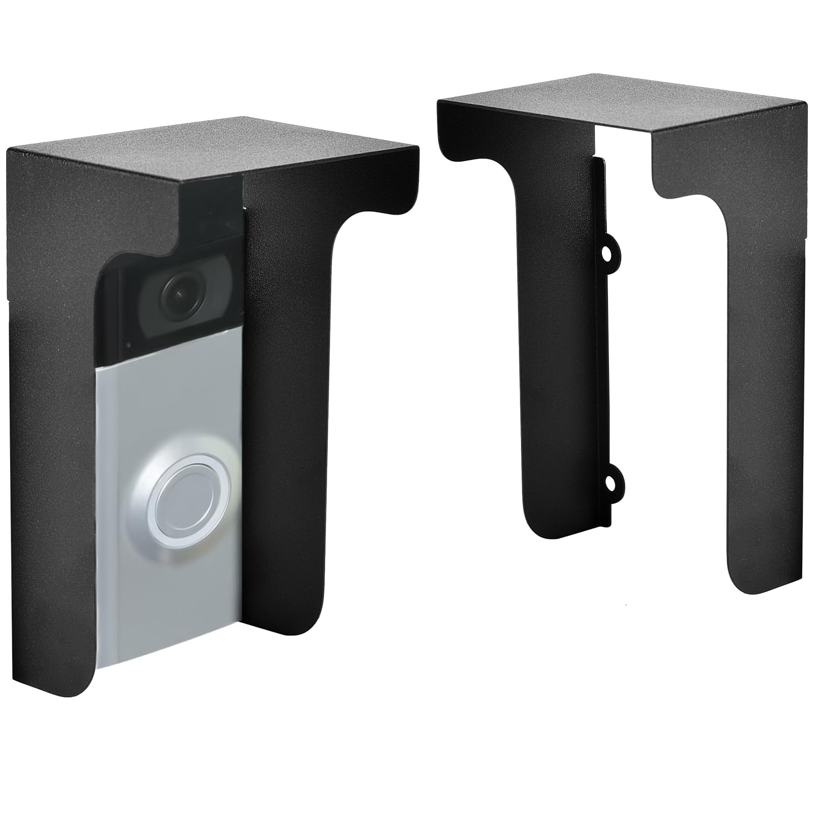 RingDoorbell Rain Cover Steel Anti-Glare Protection Weather Protector, Rain Cover Weather-Blocking Cover Glare Sun Protector Shield, Doorbell Protection for Most Video Doorbells