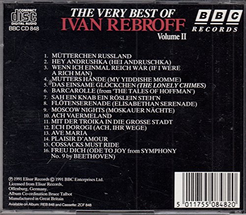 Ivan Rebroff - The Very Best of Ivan Rebroff Volume II - Zortam Music