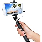 Selfie Stick, High end Extendable [Battery Free] Wired Selfie Stick for iPhone SE/6S/6S Plus/6/6 Plus/5S/ GalaxyS7/ Galaxy S7 Edge/ Nexus 6p/ LG G5 and More - [DAGO-Mart Quality Guarantee]