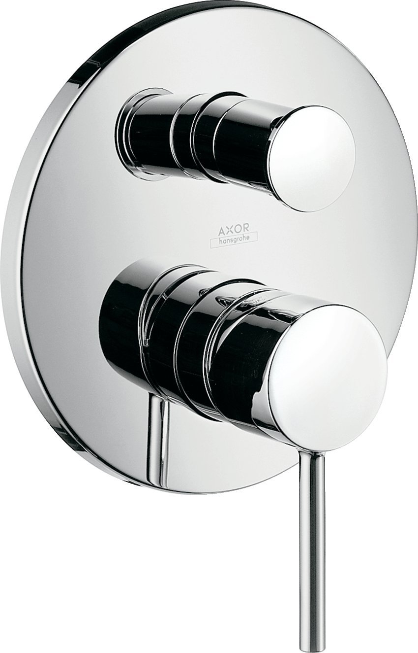 Hansgrohe Axor Starck 10416000 Final Assembly Set of Bathtub Fittings for Flush-Mounting Chrome-Plated