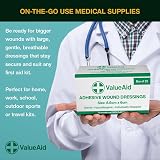 Value Aid Adhesive Wound Dressings 8.6cm x 6cm Box of 25 view 5