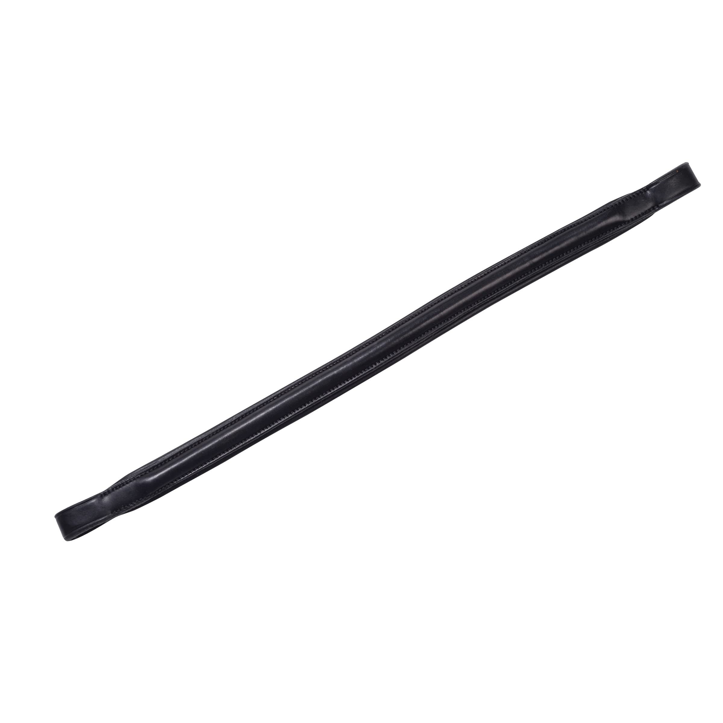 Collegiate Plain Browband IV, Black, Full