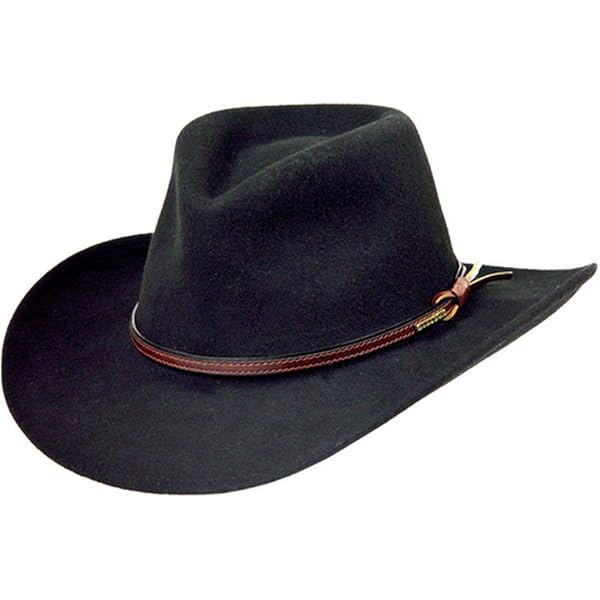 Chapeau de cowboy taureau en cur de palle clouté Chapeau de solel d
