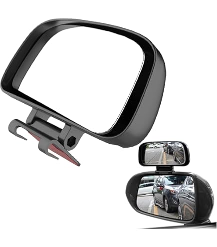 Rétroviseur D'angle Mort Réglable 360° - Pour Voiture, SUV, Camionnette - Installation Par Adhésif Double-face