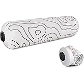 Mobility Nomad Inflatable Travel Foam Roller - Adjustable Firmness, Ultra-Portable for Physical Therapy and Deep Tissue Muscle Recovery (Topo Gray, 15")