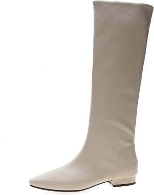 knee length stretch boots