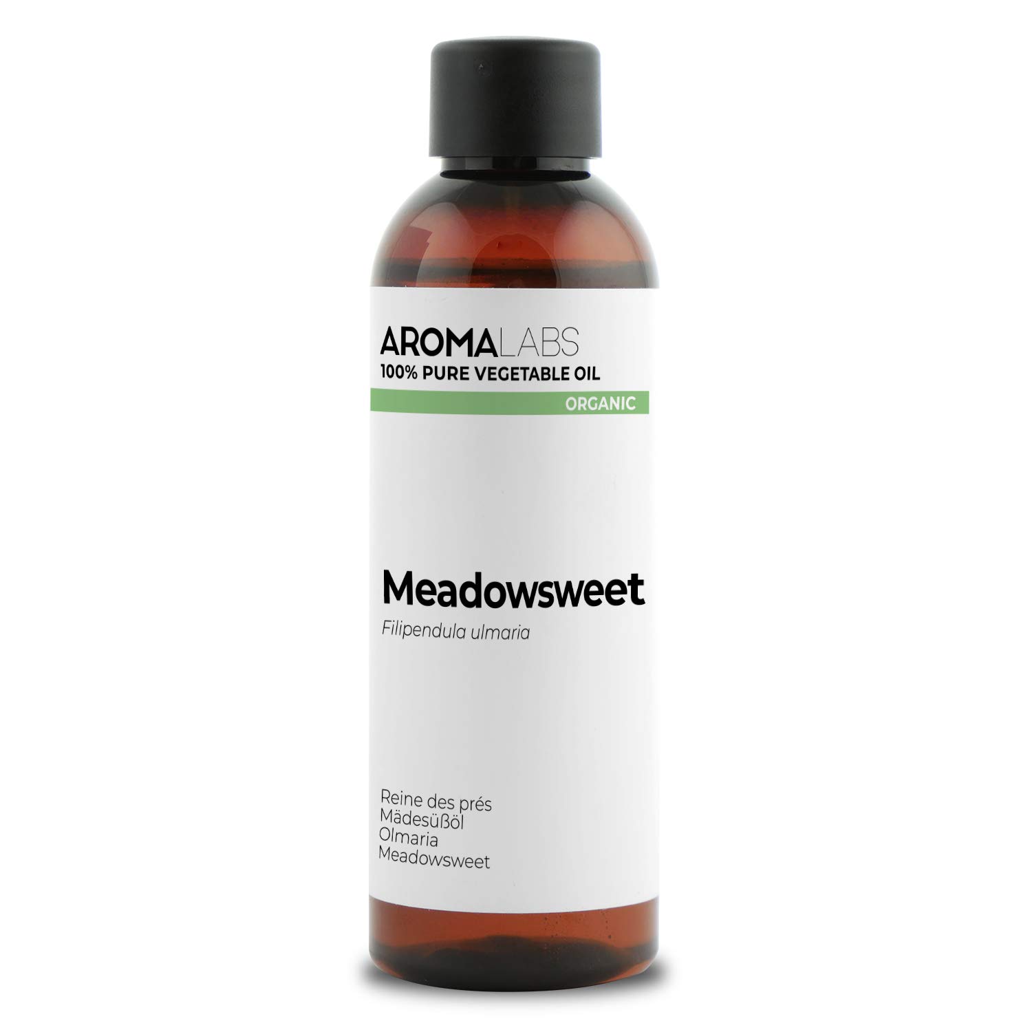 ORGANIC - MEADOWSWEET infused Oil - 100mL - 100% Pure, Natural and Cosmos Certified - AROMA LABS (French Brand)