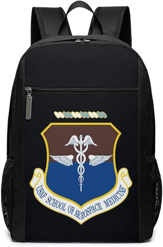 Backpacks Air Force School of Aerospace Medicine Vinyl Transfer Durable