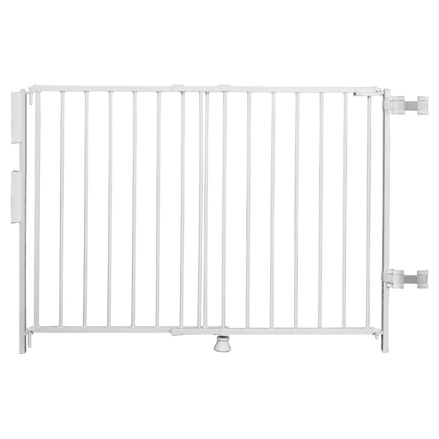 Photo 1 of Regalo Top of Stairs Metal Pet Gate with Banister Kit, 2" L X 43" W X 30.5" H