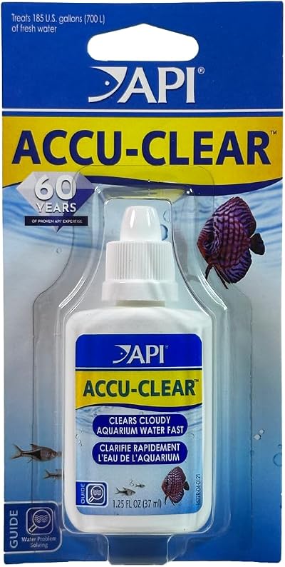 API Accu-Clear Freshwater Aquarium Water Clarifier 37 ml Bottle