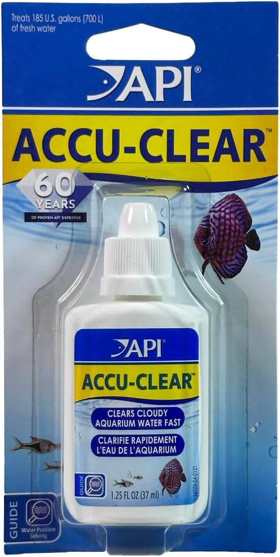 API Accu-Clear Freshwater Aquarium Water Clarifier 37 ml Bottle