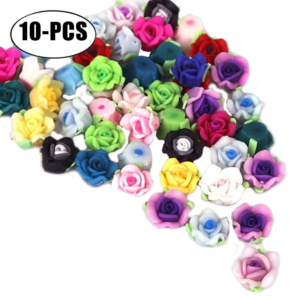 Arts Crafts Clay Dough Justdolife Clay Flower Handmade Craft