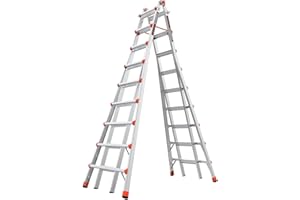 Little Giant Ladder Systems, SkyScraper, M17, 9-17 Foot, Stepladder, Aluminum, Type 1A, 300 Lbs Weight Rating, (10110)