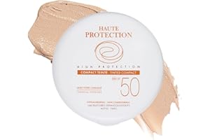 Avène High Protection Tinted Compact, Mineral Sunscreen, Tinted Sunscreen, Broad Spectrum SPF 50+, UVA/UVB Blue Light Protection, 100% Mineral, Water Resistant, Non-Greasy, Fragrance-Free