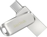 SanDisk Ultra Dual Drive Luxe 256GB USB C and A Flash Drive
