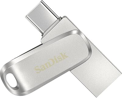 SanDisk Ultra Dual Drive Luxe 256GB USB C and A Flash Drive