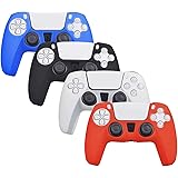 YTWQ 4 Pack Silicone Cover Skin Case for PS5 Controller Sony Playstation 5 DualSense Controller