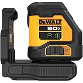 DEWALT 20V MAX, Laser Level, Cross Line Laser, Green, Bare Tool Only (DCLE34021B)