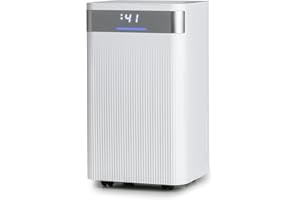 COSTWAY 32 Pints Dehumidifier, 24H Timer, 3-Color Indicator, Drain Hose & Wheels, Low Noise, 2000 Sq.Ft Portable Dehumidifier
