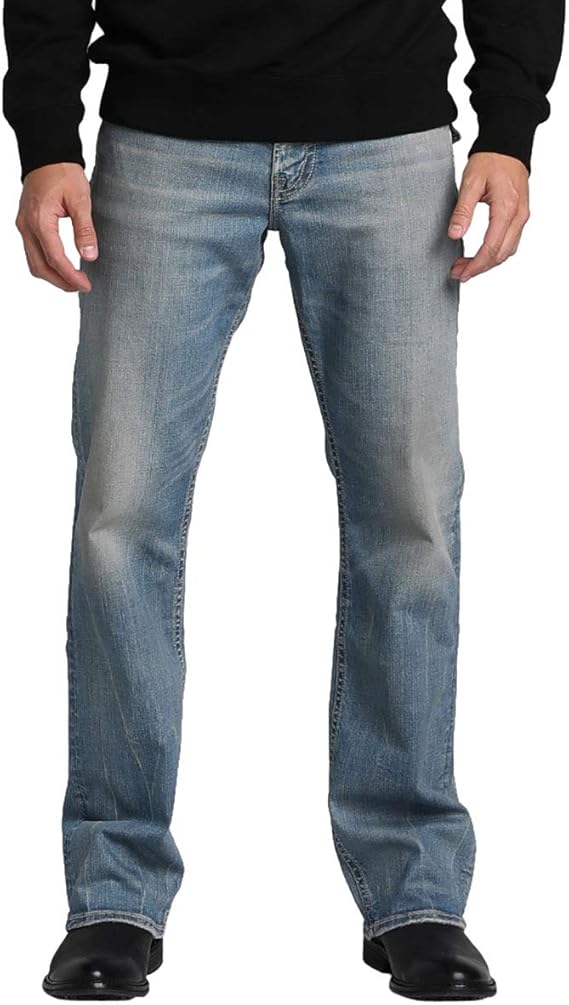 Silver Jeans Co Men S Zac Relaxed Fit Straight Leg Jeans With