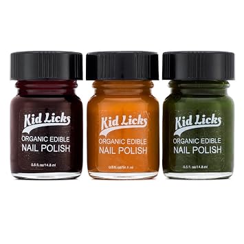 Kid Licks Washable Non Toxic Girls Nail Polish Set Organic Vegan Kid Licks Washable Non Toxic Girls Nail Polish Set Organic Vegan