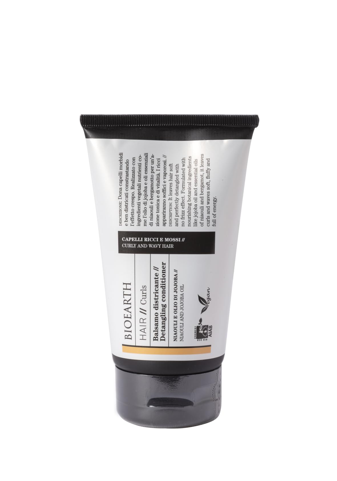 Bioearth Balsamo Untangling Hair Ricci and Wavy Niauli and Jojoba Oil 150 ML Eco Bio Vegan