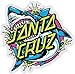 Santa Cruz Skateboard / Surf Sticker - Shark Dot - Approx 15.5cm wide. surfing skating board surfboard