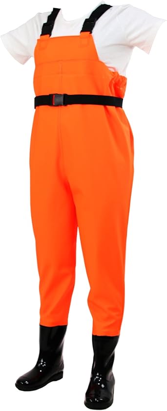 Orange fishing waders Clearance