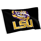 Desert Cactus LSU 100% Polyester Indoor Outdoor 3x5 feet Banner Tigers Geaux Louisiana State University (Flag H)