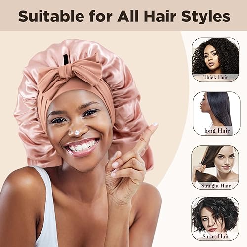Silk Bonnet For Straight Hair Satin Bonnet For Sleeping Silk