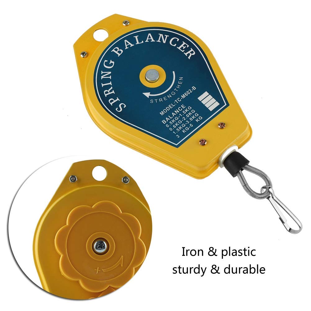 Spring Balancer,0.5-1.5Kg Retractable Balance Scales Sturdy Fixture Holder Hanging for Car Manufacturing,Factory - Image 5