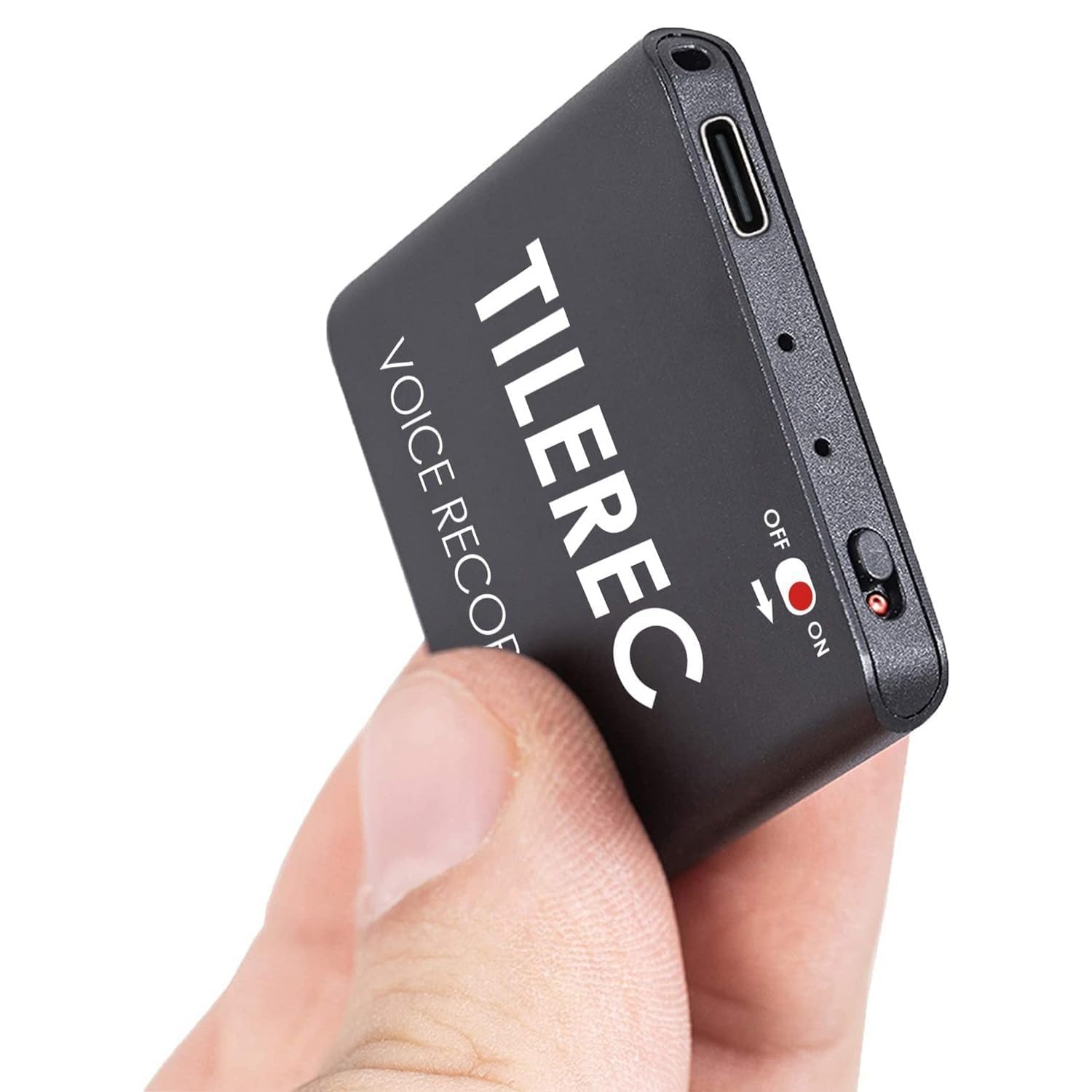 TileRec - Slimmest Voice Activated Recorder with 145 Hours Capacity, 24 Hours Battery Time, Alloy Case - Atto Digital