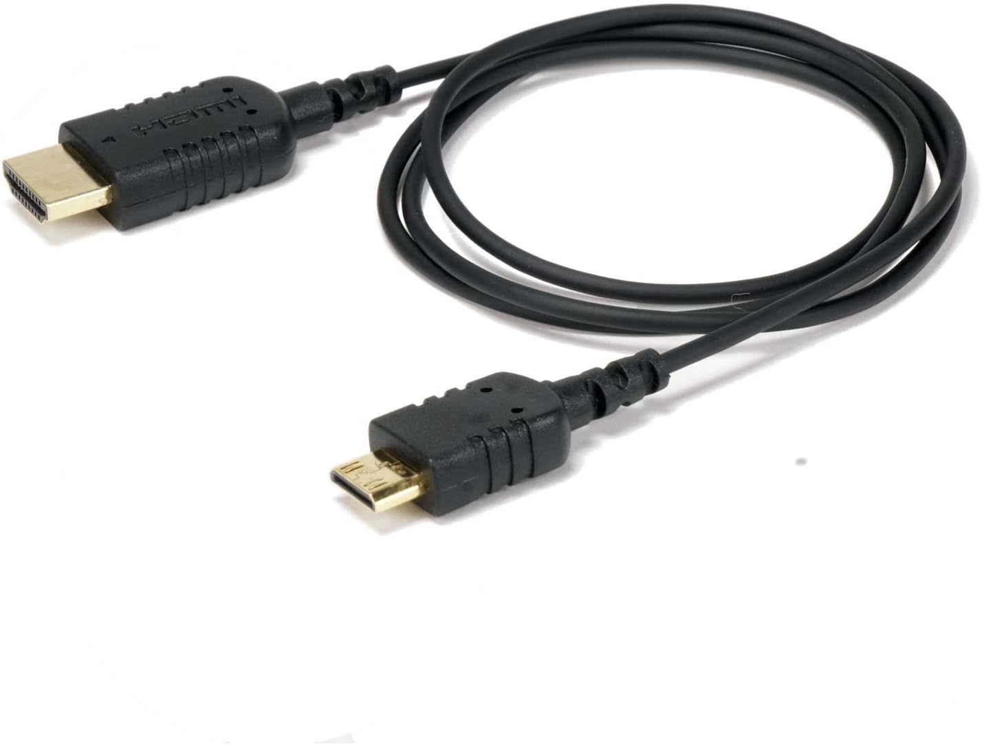 Mini HDMI to HDMI Cable, Reflex Ultra Thin 2.5mm Dia. Length: 3.0’ FT / 91.4cm | Super Flexible, 4K 60Hz HDR HDMI 2.0, Compatible with Sony HDR-XR50, Nikon Z6 Z7 Canon EOS RP, EOS R
