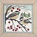 Chickadees - Beaded Cross Stitch Kit MH143303 - Buttons & Beads 2013 Winter
