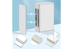 Magnetic Door Catch Adhesive AOSITE 4 Pack Kitchen Cabinet Magnets for Closure Strong Cabinet Door Magnetic Catch No Drilling Cupboard Magnetic Latches for Drawer Magnetic Cabinet Catch Closer Sticky