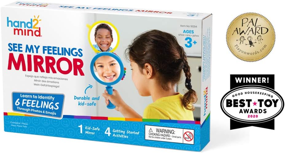 Learning Resources 91293 See My Feelings Mirror Set of 4, One Size, Multicolored - Image 4
