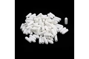 HNGSON White Screw Thread Protectors 4mm Plastic End Caps Flexible Bolt Screw Thread Protector 100PCS