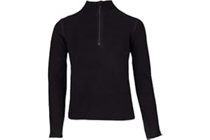 Hot Chillys Youth La Montaña Zip-T Base Layer Top UPF 40 Mountain Weight Soft Active Fit Thermal Underwear Long Sleeve Shirt