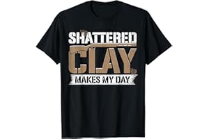 BIVIPO Shooting Vest Skeet Trap Shooting Shattered Clay T-Shirt