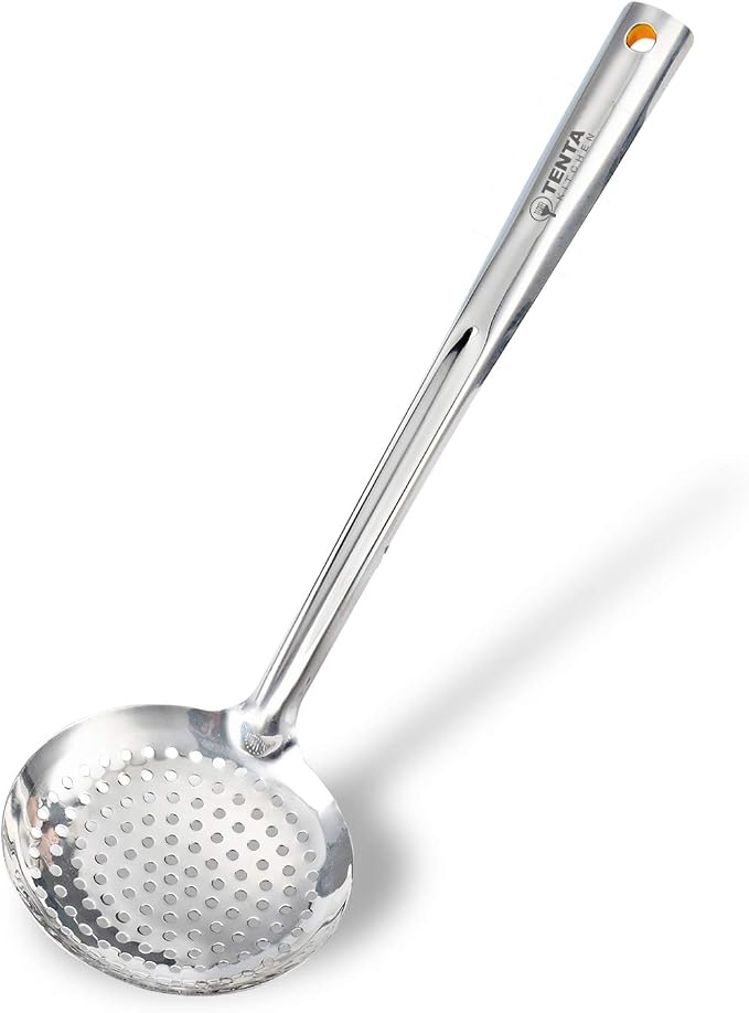plastic strainer spoon