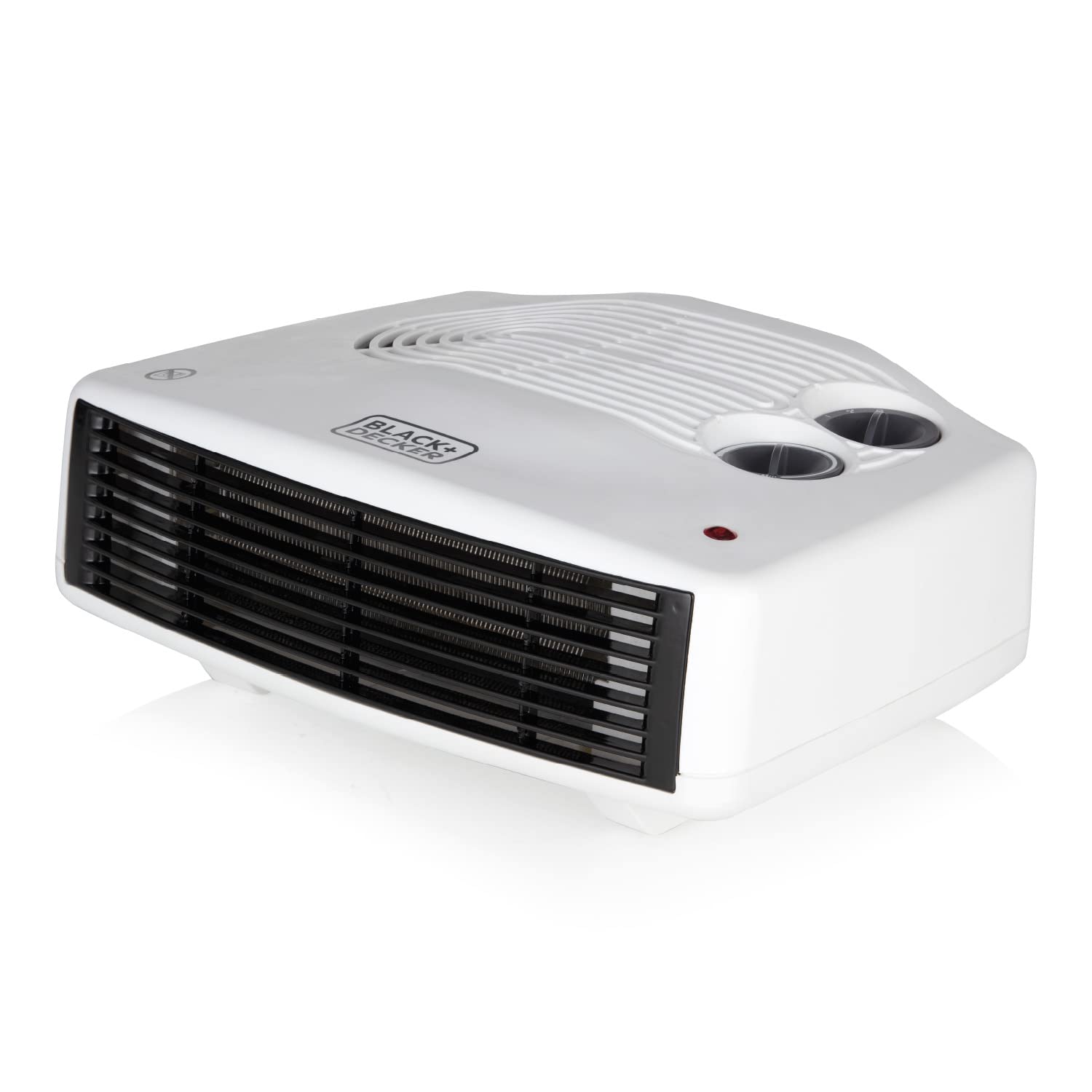 Black+Decker Fan Heater with Climate Control, 3kW, White, BXSH37006GB