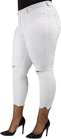 white spandex jeans